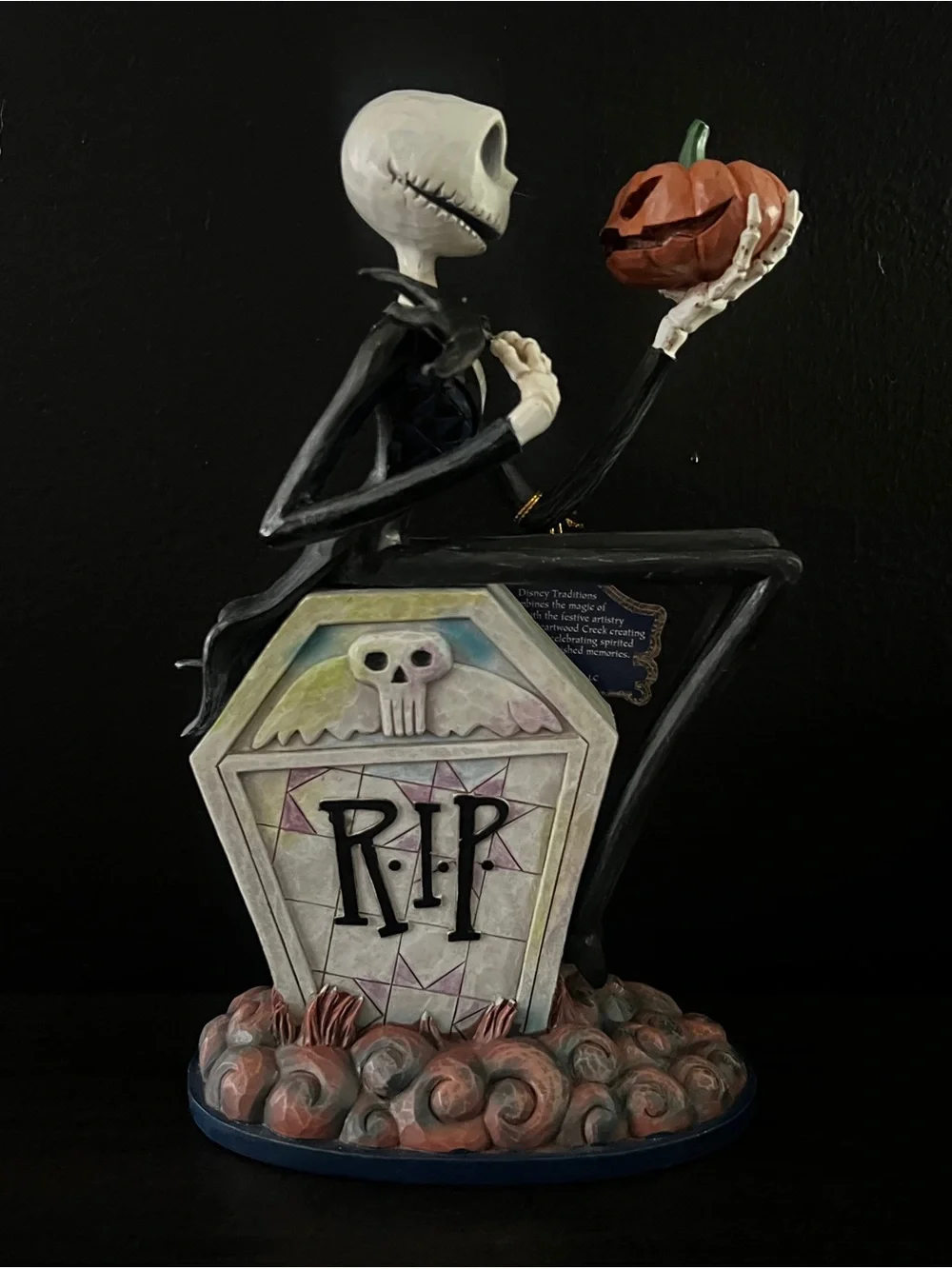 NEW Jim Shore Disney Traditions Nightmare Before Christmas Jack on Gravestone